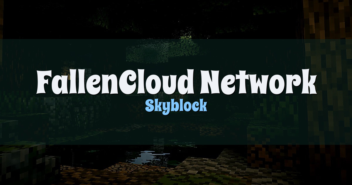 FallenCloud Network Skyblock Minecraft server