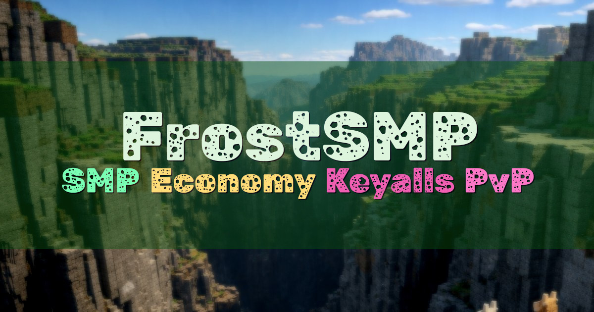 Banner for FrostSMP DonutSMP Inspired Economy SMP (mc.frostsmp.net)