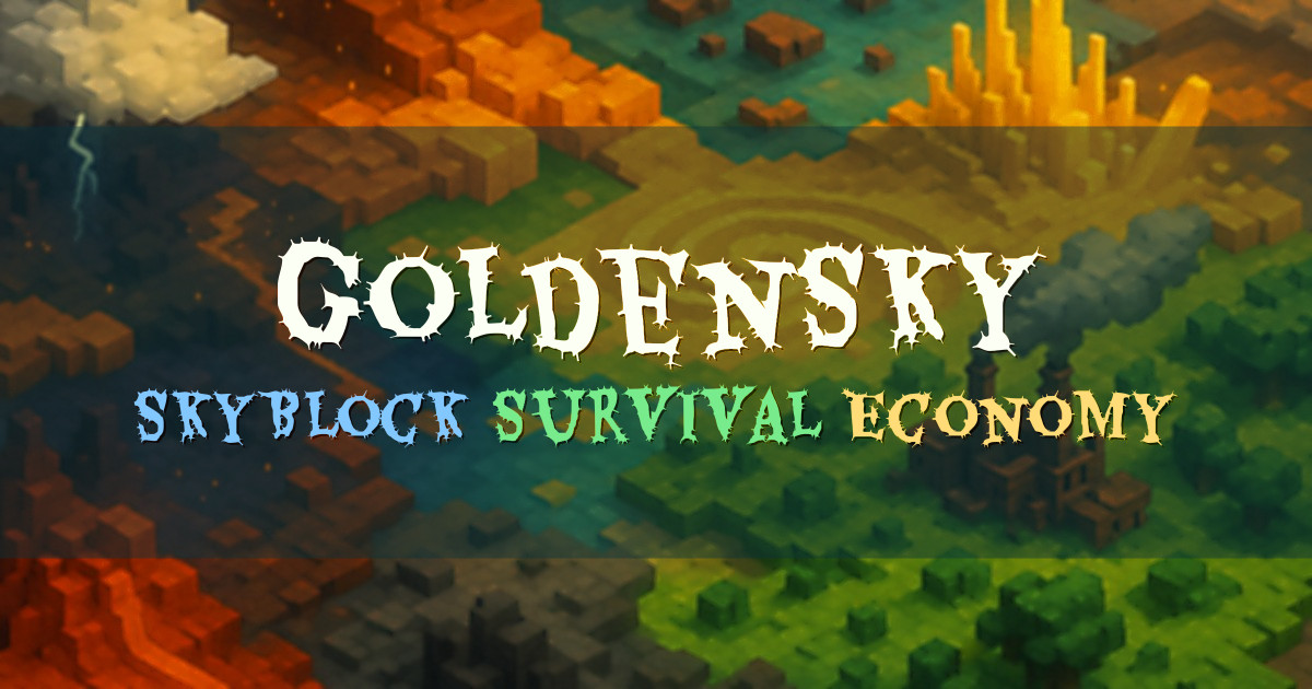 Banner for GoldenSky SkyBlock and Survival Server (play.golden-sky.de)