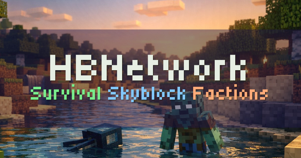 Banner for HBNetwork Survival Skyblock Factions and KitPvP (hbnetwork.xyz)