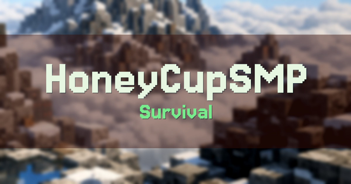 HoneyCupSMP Survival Minecraft server