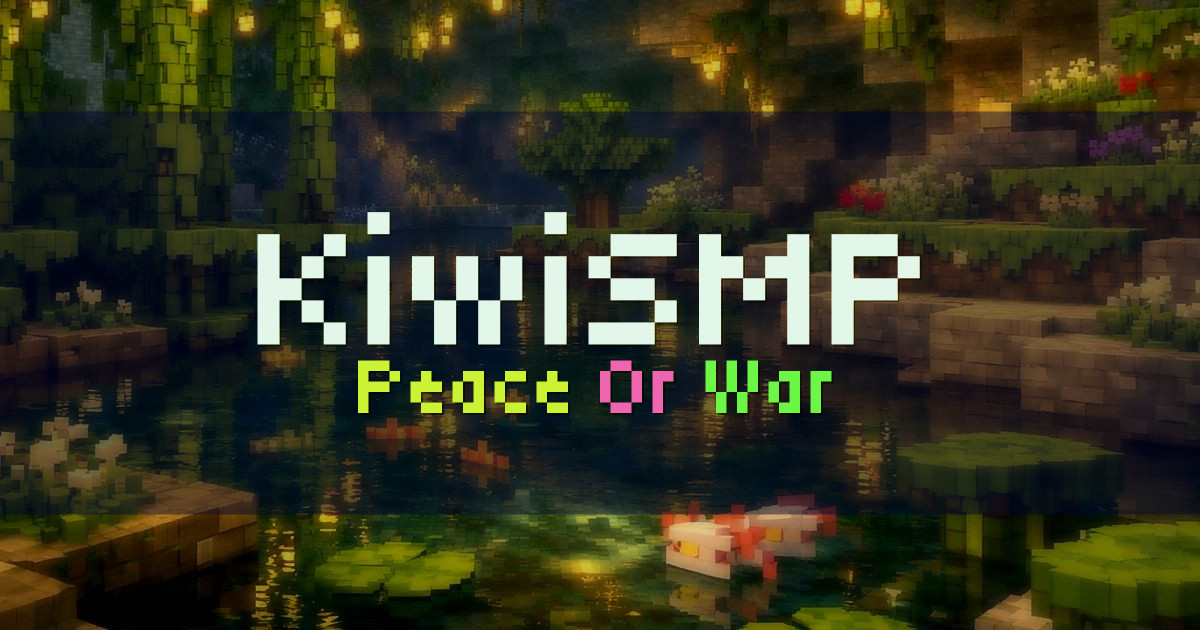 KiwiSMP Earth Minecraft server