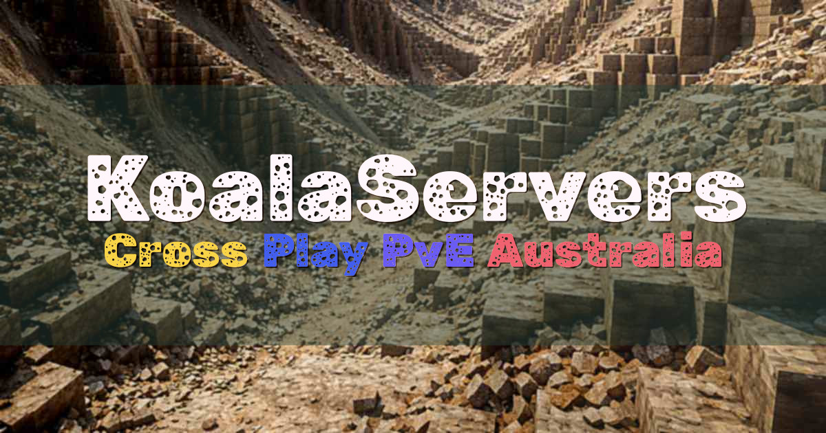 Banner for KoalaServers Australia Cross Play PvE Economy (play.koalaservers.net)