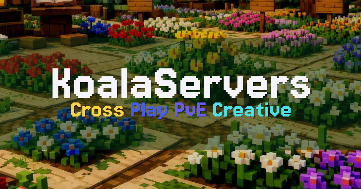 Banner for KoalaServers Economy PvE Cross Play Network (play.koalaservers.net)