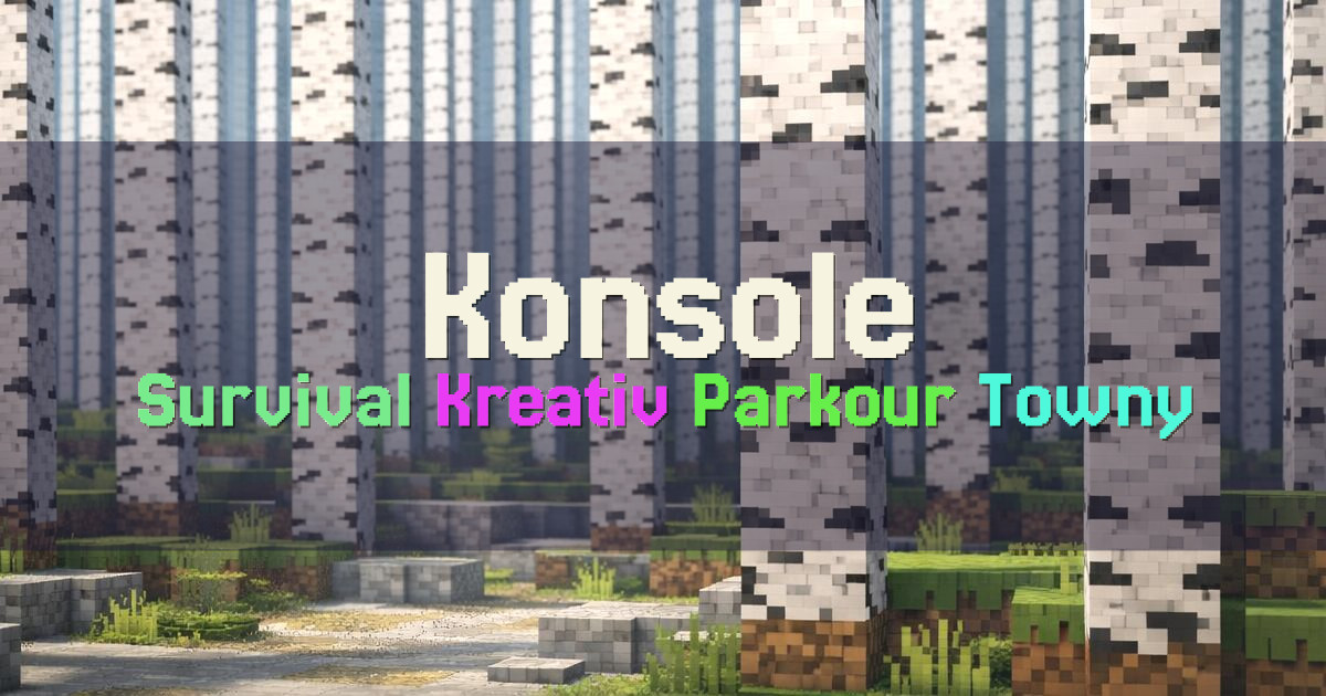 Banner for Konsole Norge Survival Towny og minigames (mc.konsole.no)