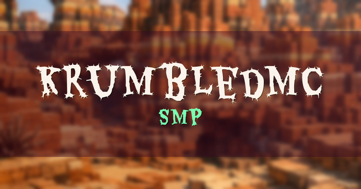 KrumbledMC SMP Minecraft server