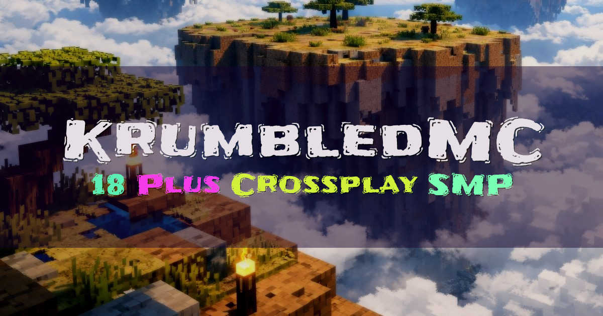 Banner for KrumbledMC Adult SMP With AI NPCs (world.krumbledmc.com)