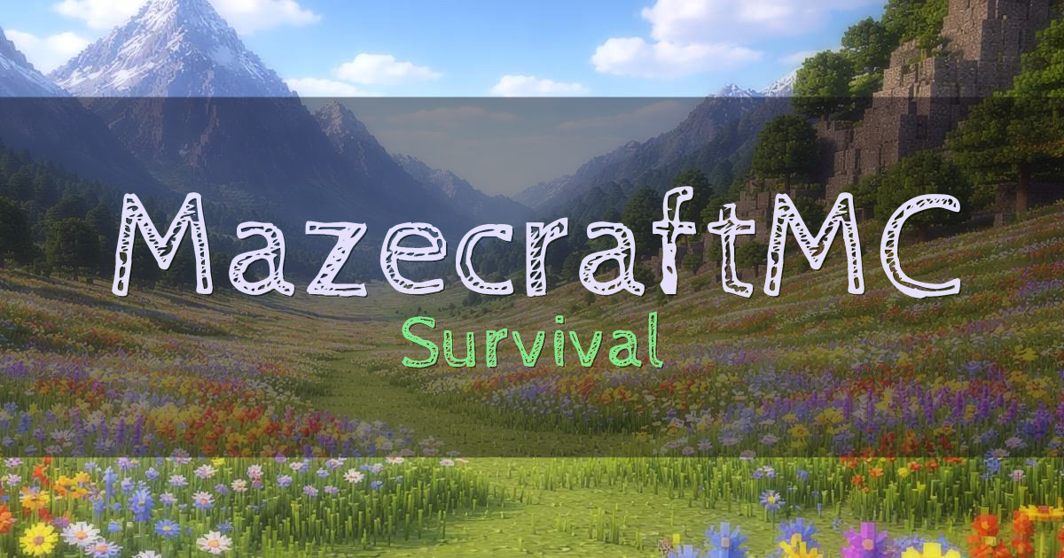 MazecraftMC Survival Minecraft server