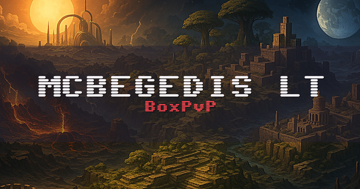 Banner for MCBEGEDIS.LT BoxPvP (box.mcbegedis.lt)
