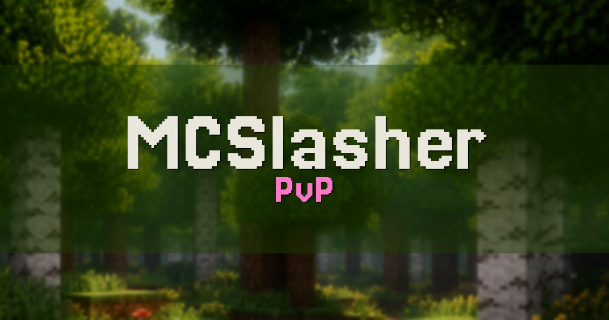MCSlasher PvP Minecraft server