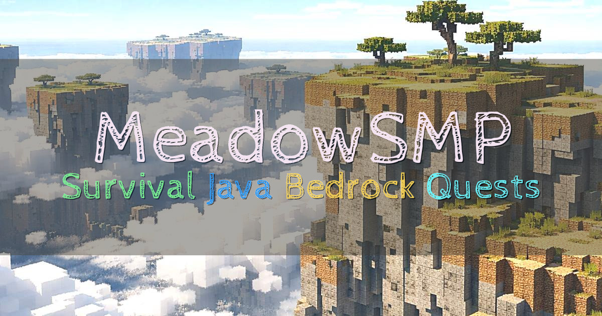 Banner for MeadowSMP Vanilla Friendly Survival with Quests (meadowsmp.com)