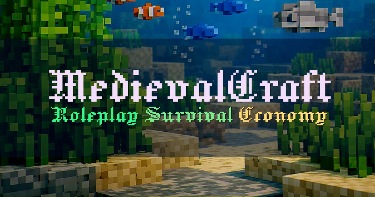 Banner for MedievalCraft Mittelalter Roleplay Survival Economy (server.medievalcraft.org)