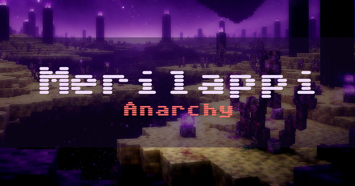 Merilappi Anarchy Minecraft server