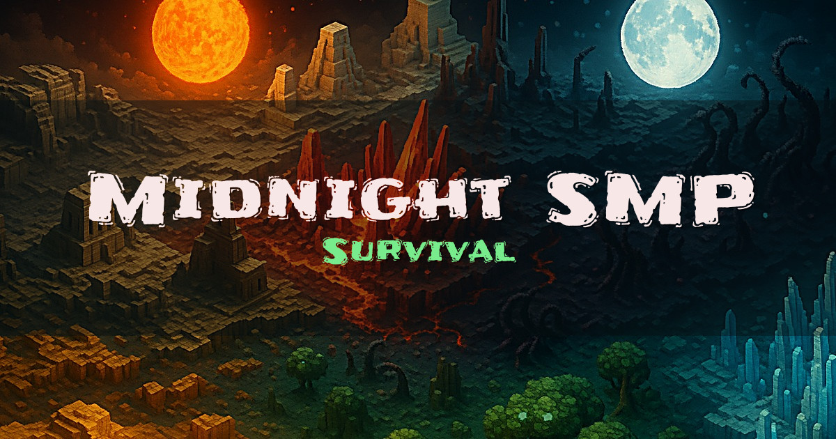 Midnight SMP Survival Minecraft server