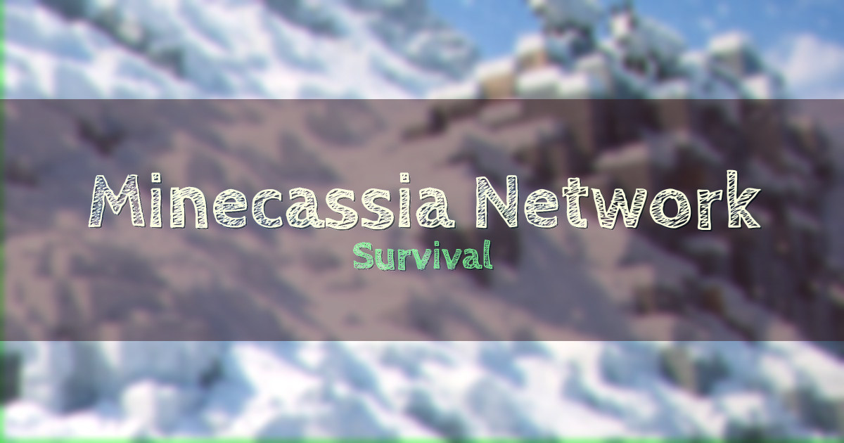 Minecassia Network Survival Minecraft server