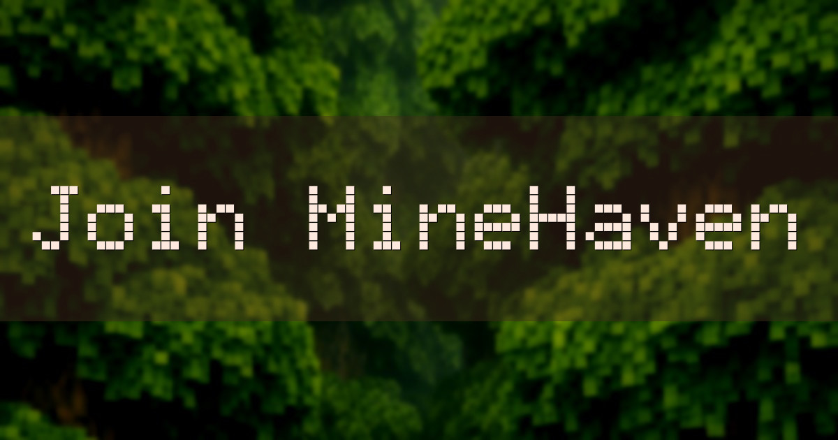 Banner for MineHaven German Vanilla Survival Skyblock OneBlock (mc.minehaven.cc)
