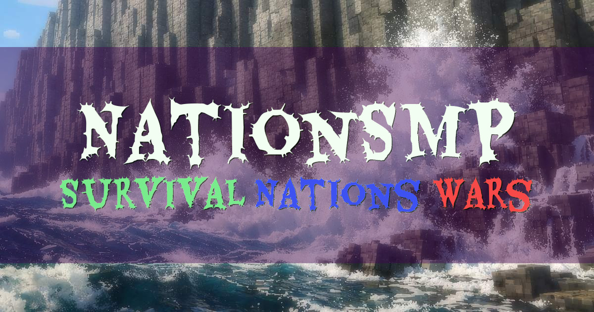 Banner for NationSMP Player Nations Politics Diplomacy and Wars (nationsmp.mcplay.hu)