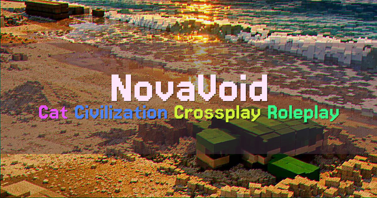 Banner for NovaVoid Cat Civilization Survival SMP