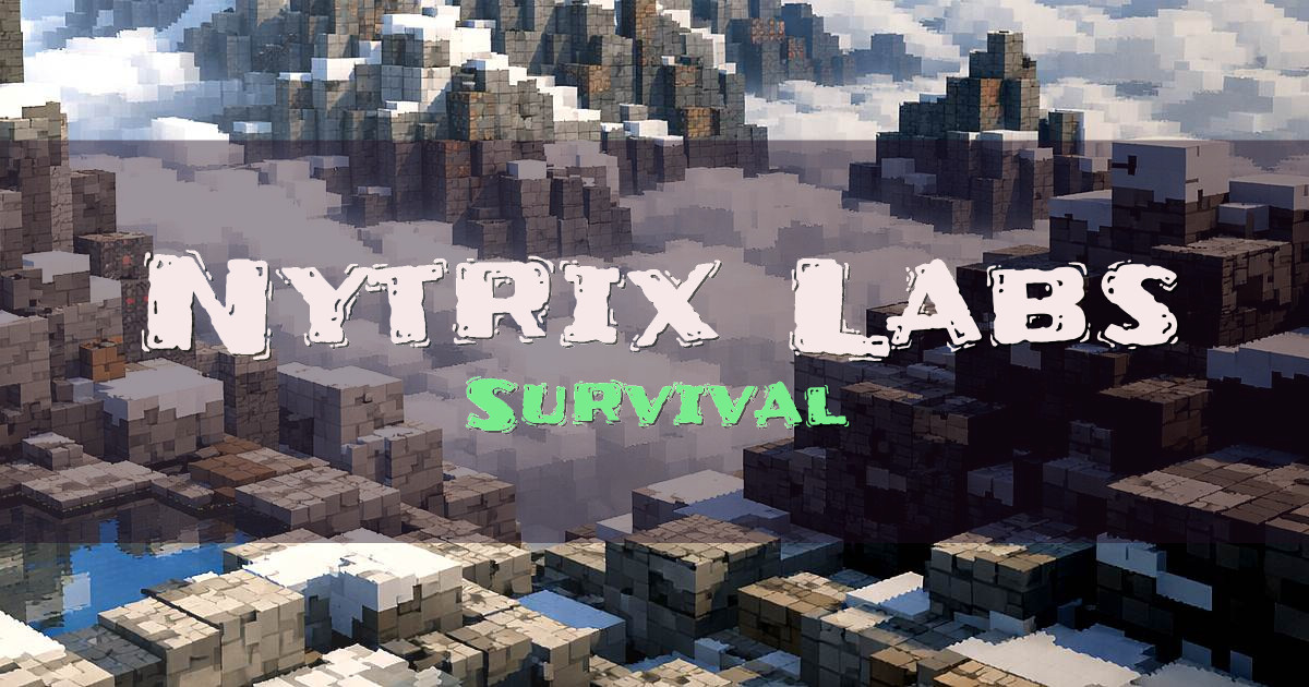 Nytrix Labs Survival Minecraft server