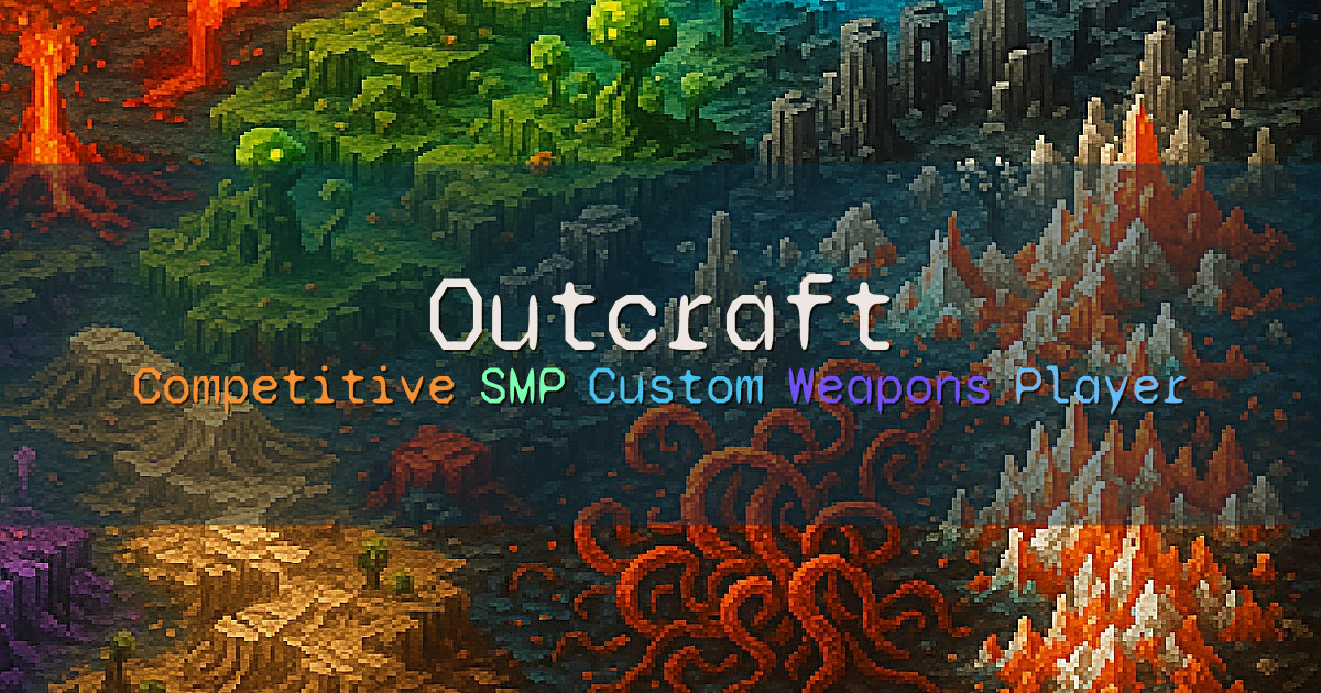Banner for OutCraft Competitive SMP with Civilization Events (outcraft.net)