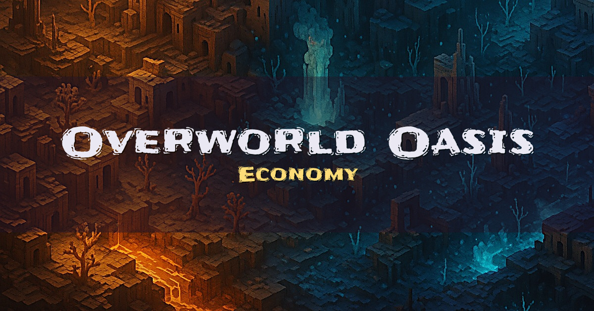 Overworld Oasis Economy Minecraft server