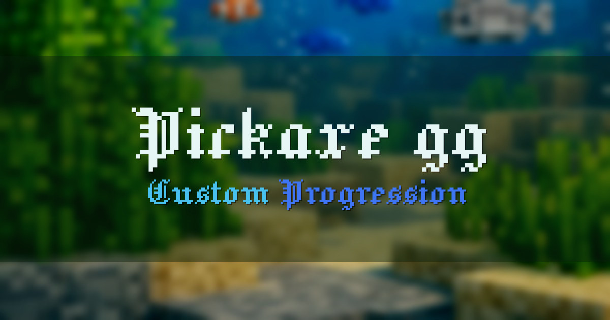 Pickaxe.gg Survival Minecraft server