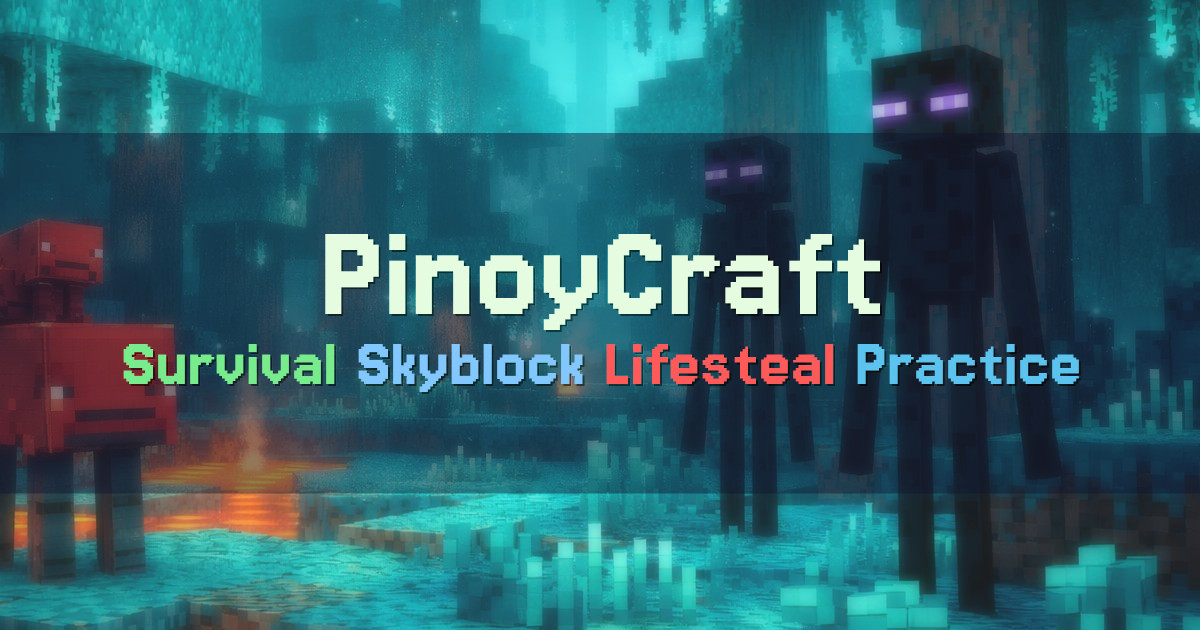 Banner for PinoyCraft Survival Skyblock Lifesteal Practice (play.pinoy-craft.com)