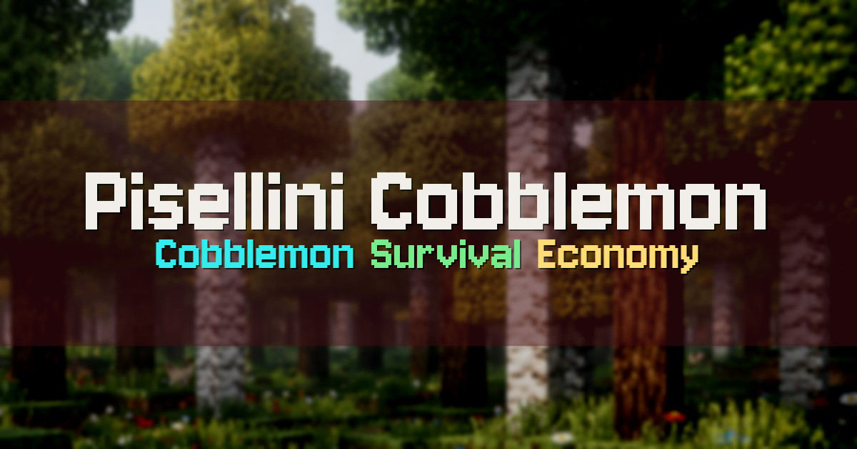 Banner for Pisellini Cobblemon con Mega Evoluzioni e Raid (play.pisellinicobblemon.com)