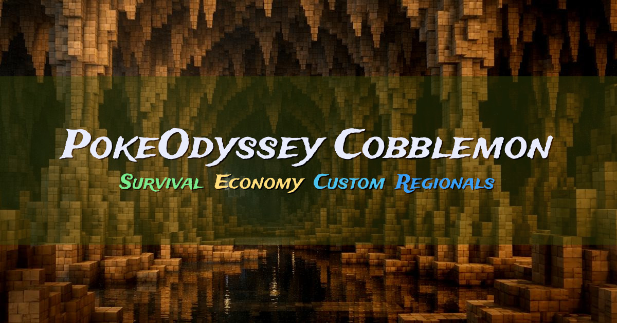 Banner for PokeOdyssey Cobblemon Survival Economy (pokeodyssey.us)