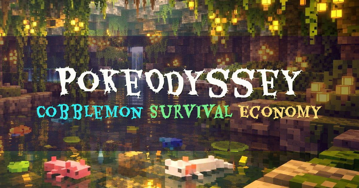 Banner for PokeOdyssey Cobblemon Survival Economy (pokeodyssey.us)