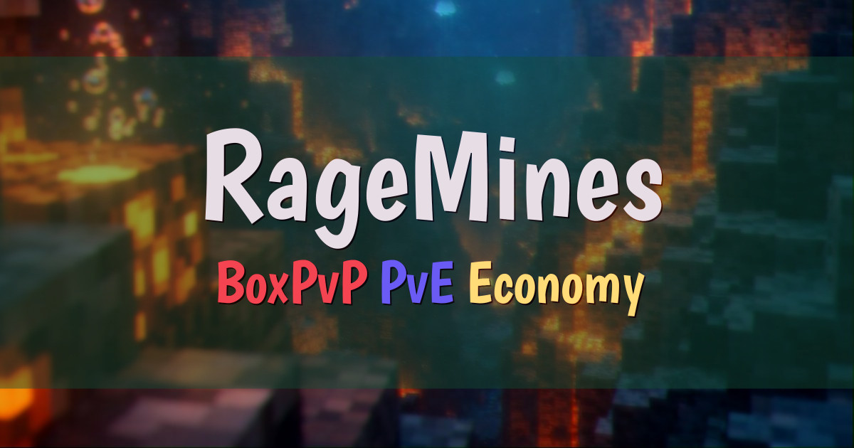 Banner for RageMines BoxPvP with Bosses and Economy