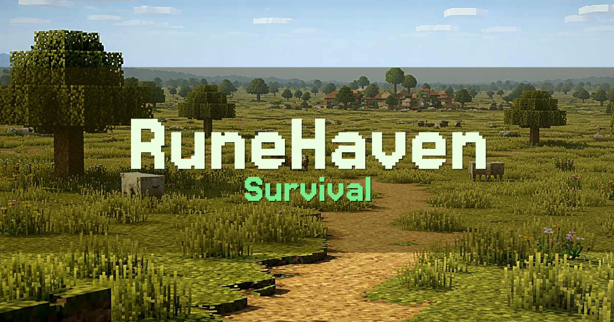 Banner for RuneHaven Survival (play.runehavensmp.com)