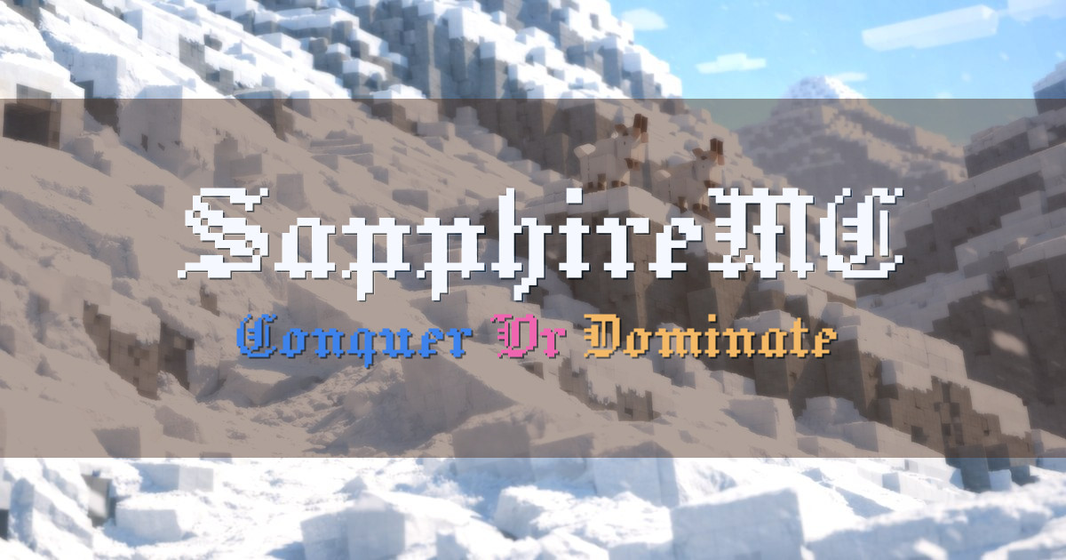 SapphireMC LifeSteal Minecraft server