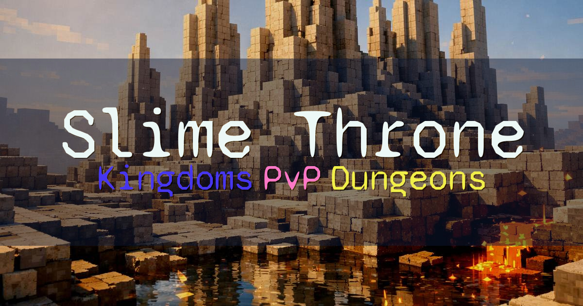 Banner for Slime Throne Kingdoms with Raid Boss Dungeons (play.slimethrone.net)