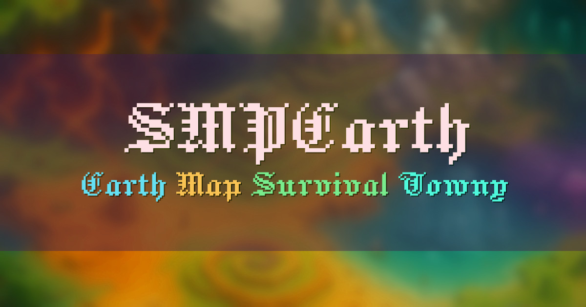Banner for SMPEarth Earth Map Survival (play.smpearth.com)