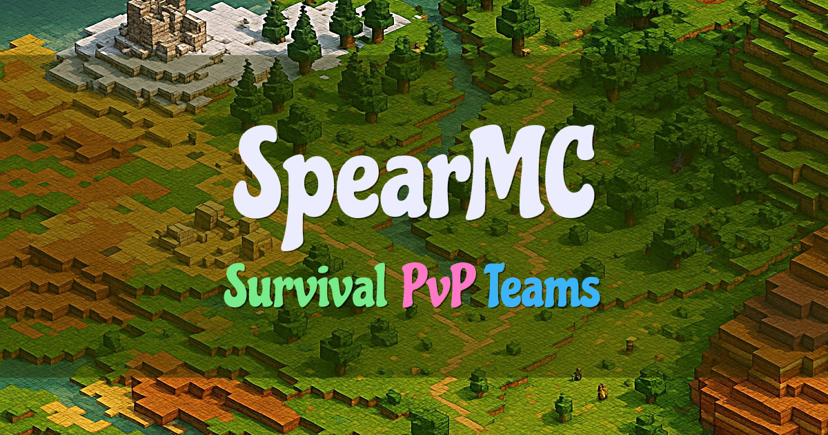 Banner for SpearMC Survival SMP with Spear PvP (spearmc.net)