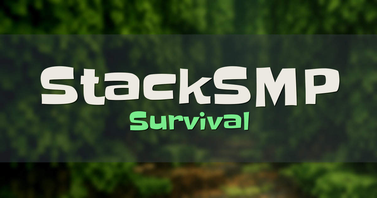 StackSMP Survival Minecraft server