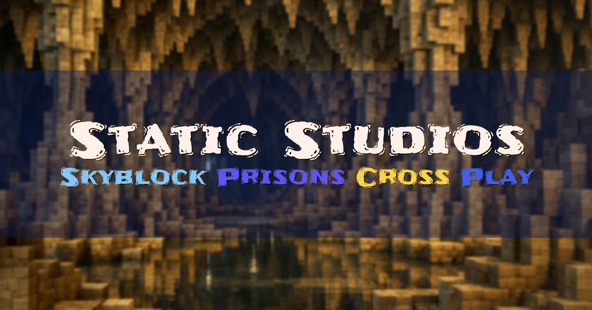 Banner for Static Studios Skyblock and Prisons (play.staticstudios.net)