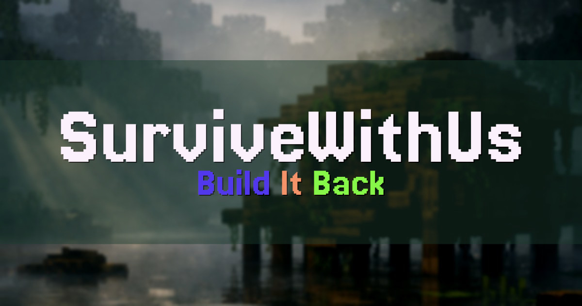 SurviveWithUs Survival Minecraft server