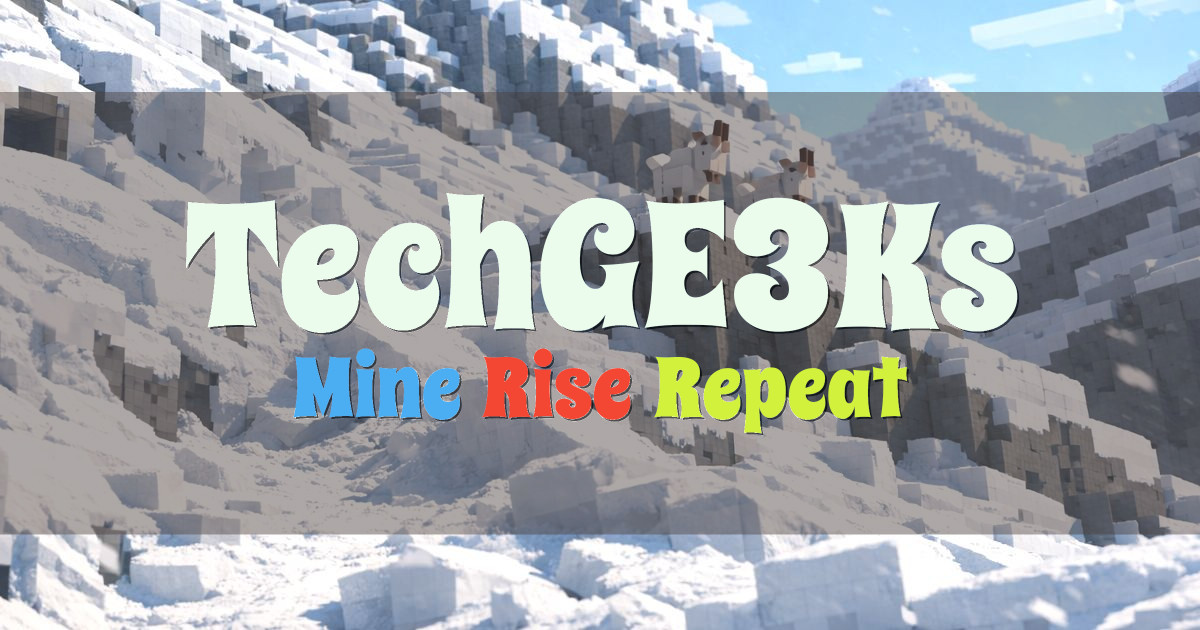 TechGE3Ks Prison Minecraft server