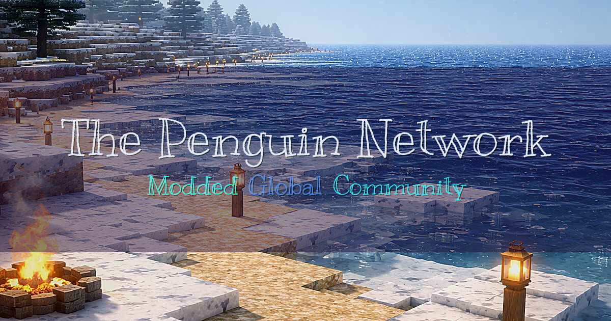 Banner for The Penguin Network Modded Servers With Custom Progression (atm10.ihatemy.live)