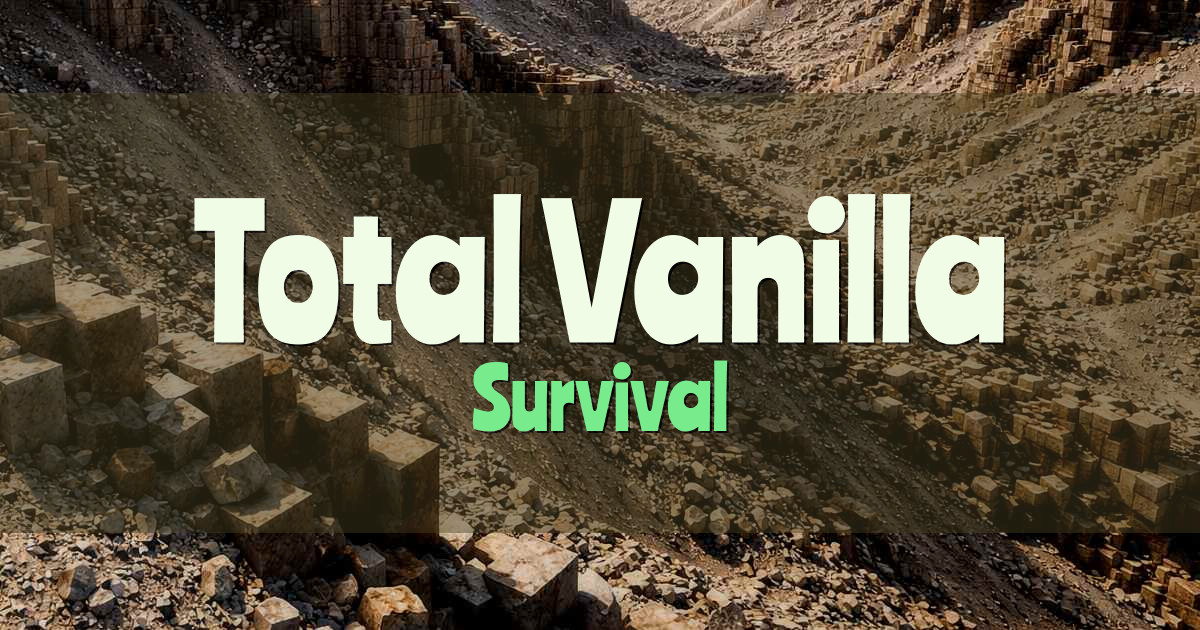 Total Vanilla Survival Minecraft server
