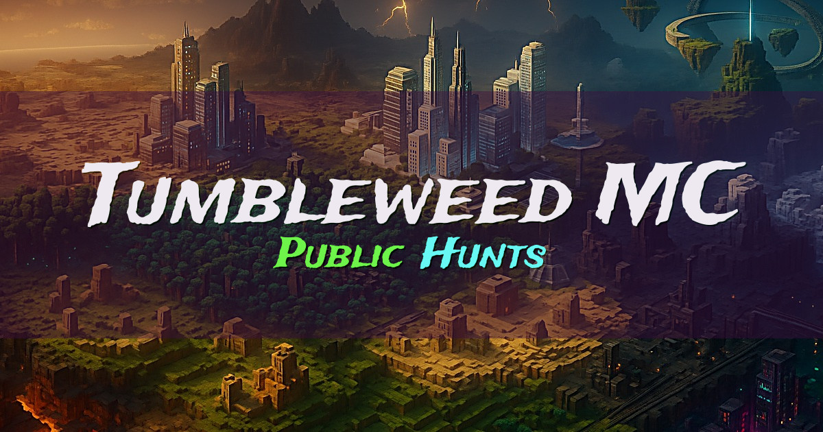 Tumbleweed MC Manhunt Minecraft server