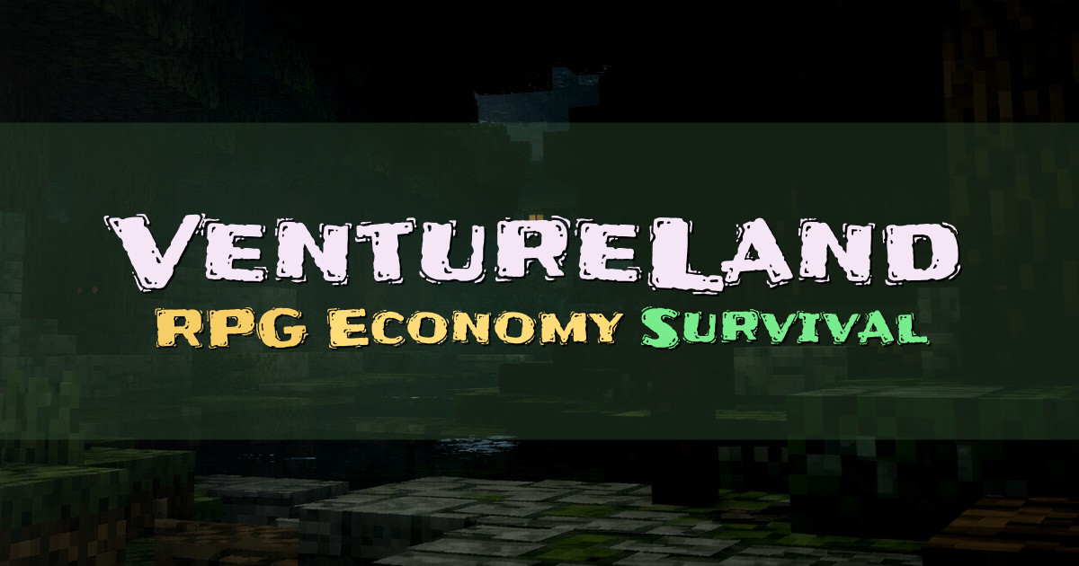 Banner for VentureLand RPG with Classes Economy and Dungeons