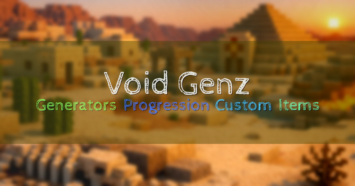 Banner for Void Genz Generator Progression With Infinity Generators (voidgenz.apect.host)