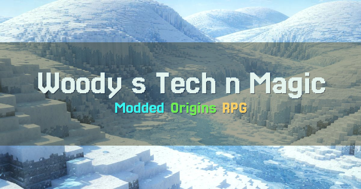 Banner for Woody’s Tech n Magic Origins Modded RPG (woodystmo.endran.net)