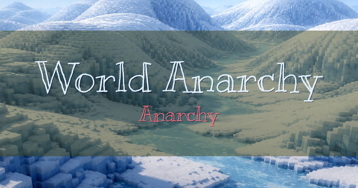 Banner for World Anarchy Anarchy
