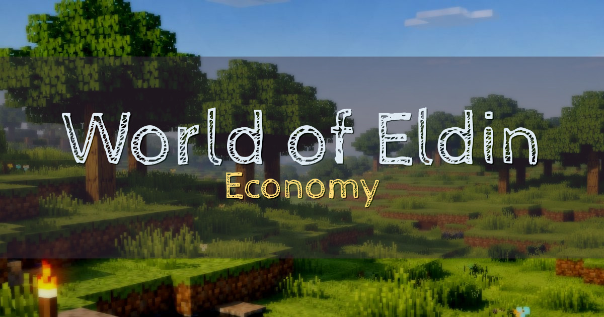 Banner for World of Eldin Economy (mc.worldofeldin.com)