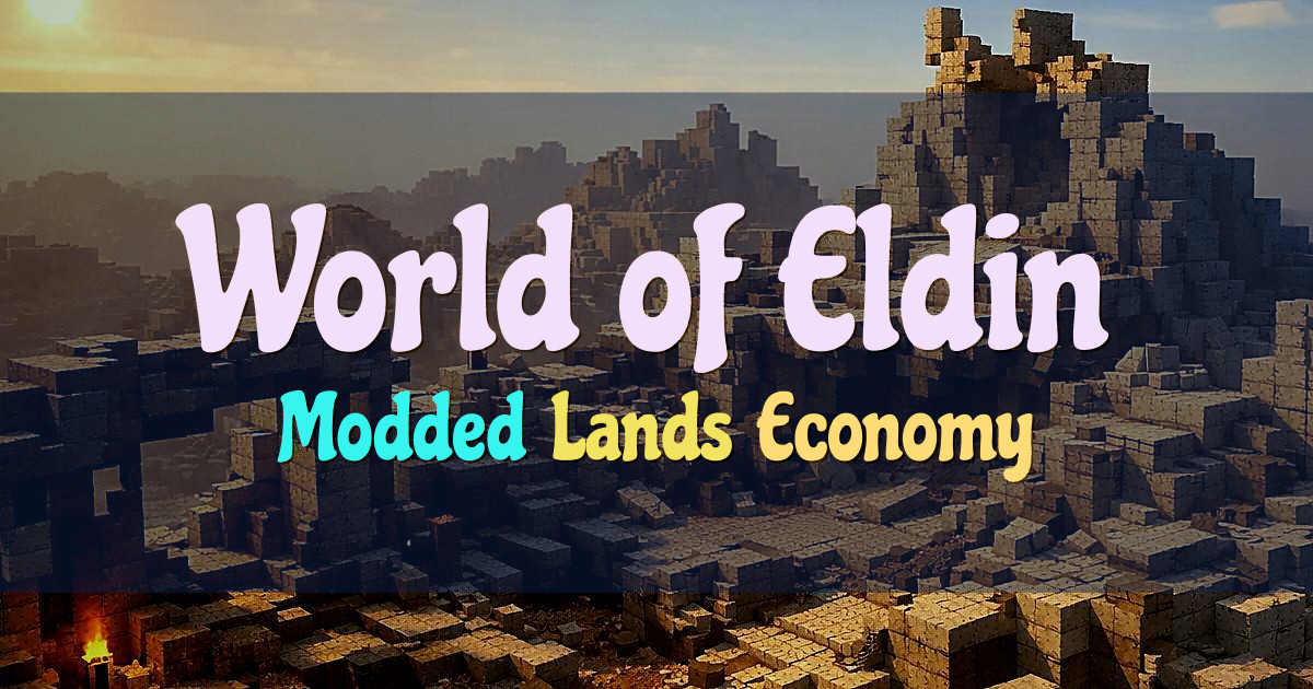 Banner for World of Eldin Modded Lands Economy (mc.worldofeldin.com)