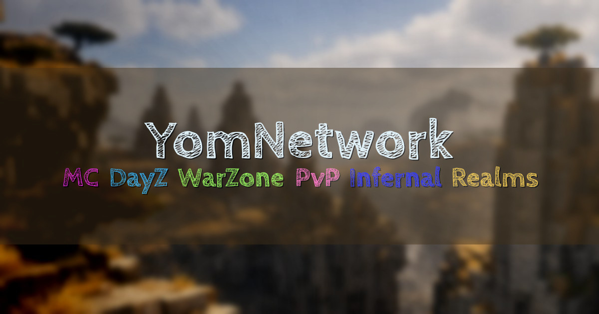 Banner for YomNetwork Survival PvP RPG Network (play.yomnetwork.ca)